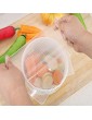 4 Sets of Silicone Food Cling Film Sealed Universal Bowl Cover OPP Bag Packaging