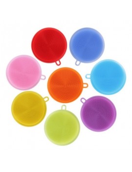Creative Multifunction Magic Silicone Dish Universal Bowl Cleaning Up Brush Scouring Pad