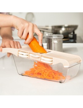 Slicer Vegetable Cutter with Stainless Steel Grater Dicer Kitchen Tool